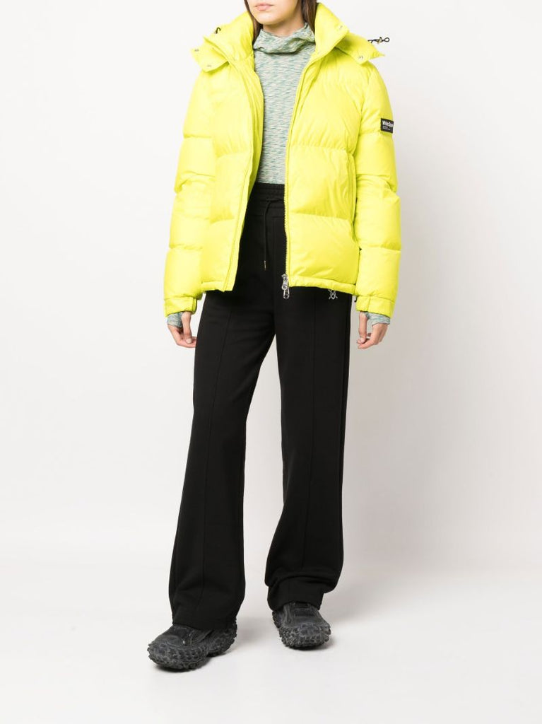Yellow Scott Hooded Puffer Jacket