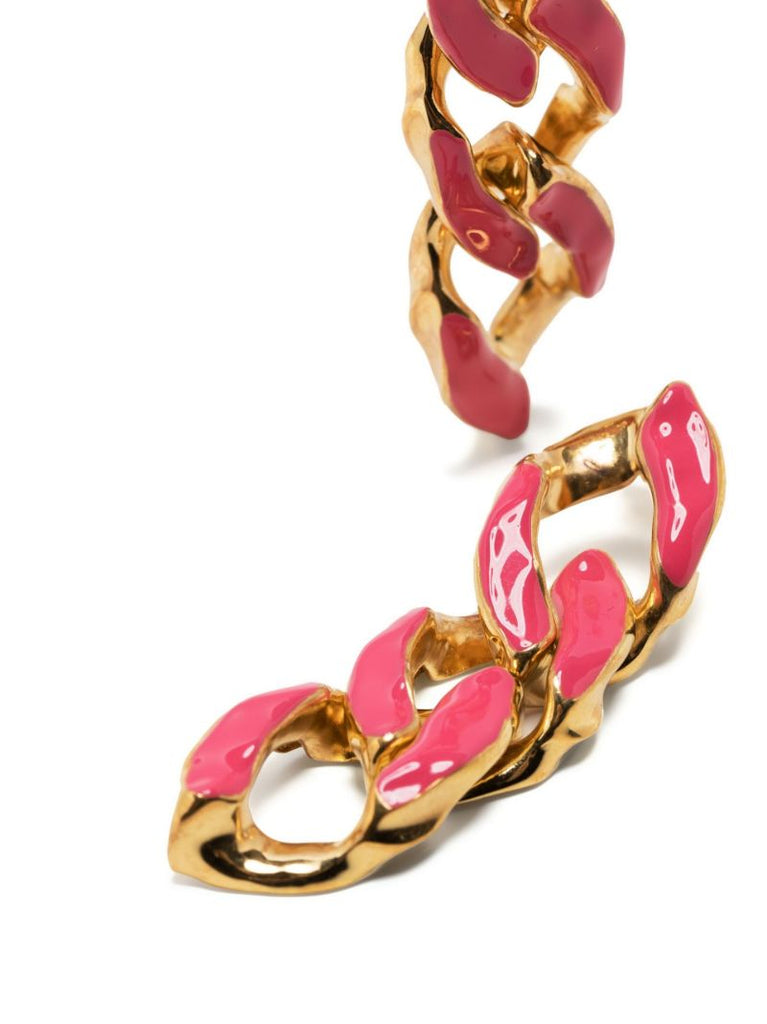 Gold-plated Chain-link Earrings