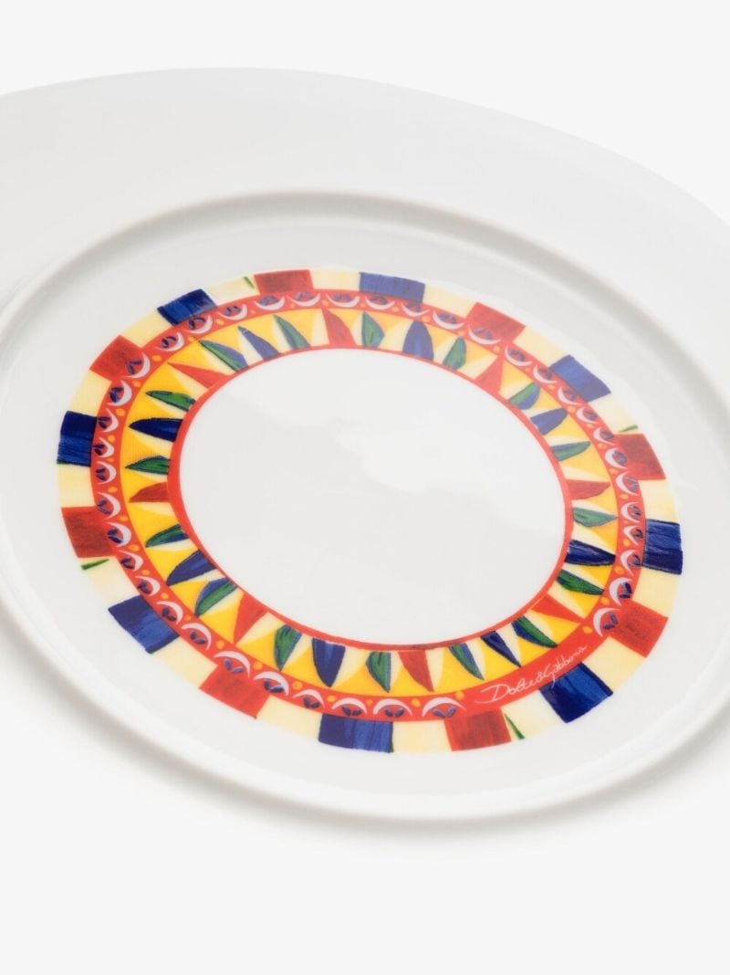 Multicolour Lemon Charger Plate