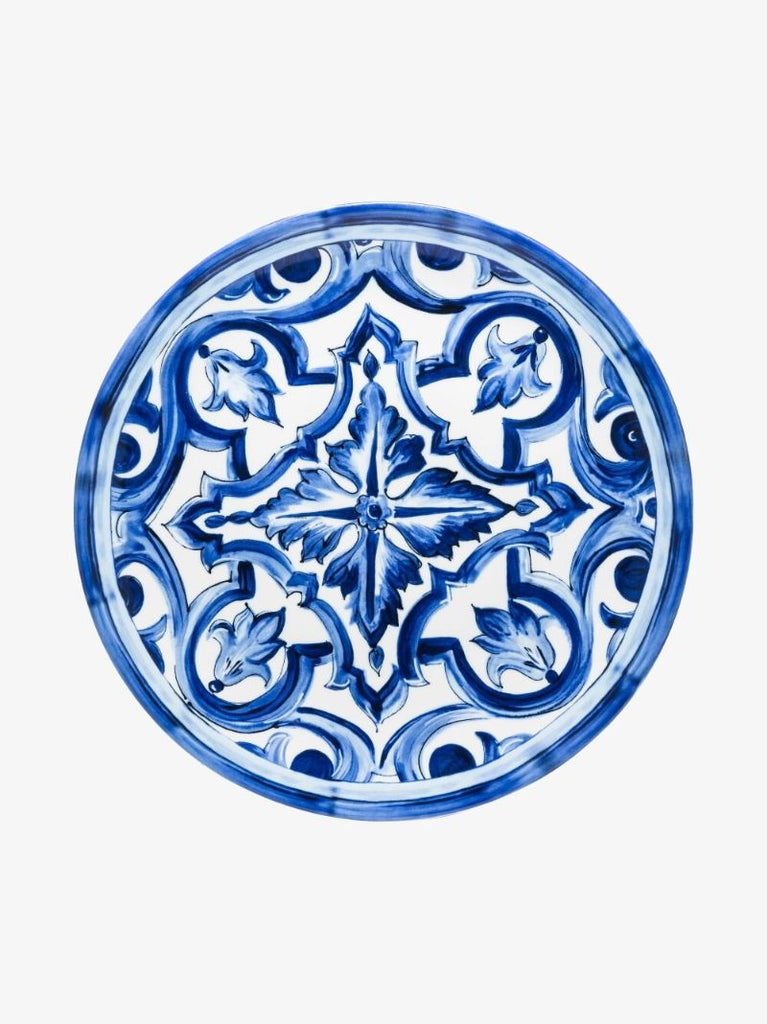 Blue Meditteraneo Porcelain Charger Plate