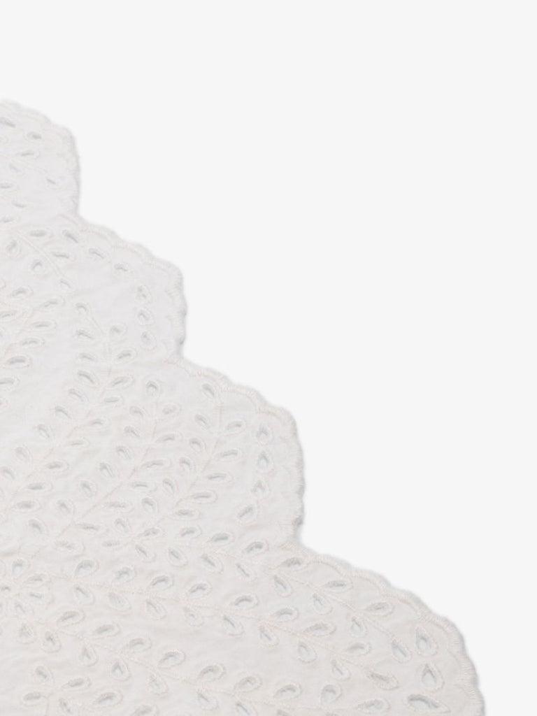 White Vienne Broderie Anglaise Placemat