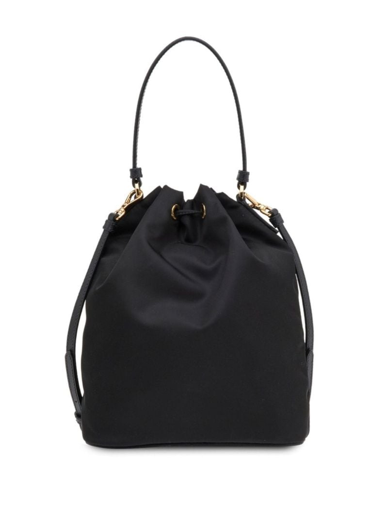 Black Duet Re-nylon Bucket Bag