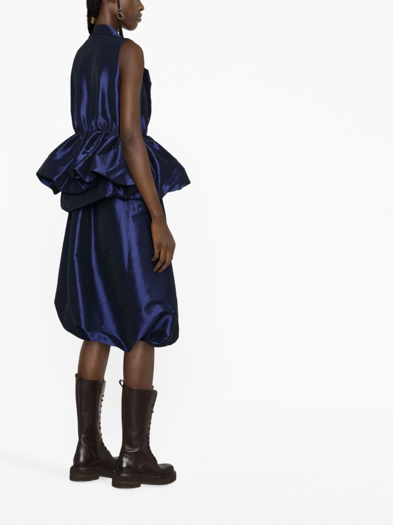 Blue Lia Puffball Skirt