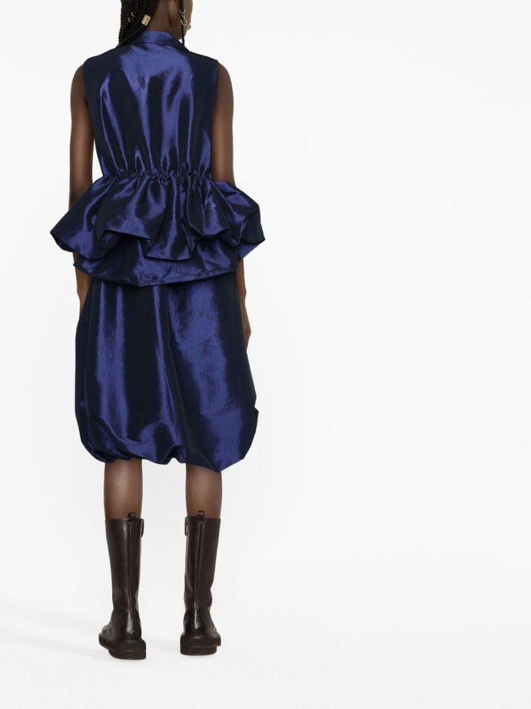 Blue Lia Puffball Skirt