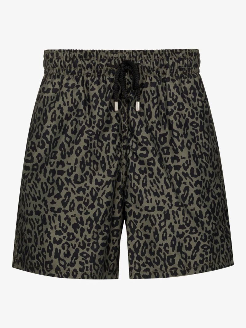 X Vilebrequin Leopard Print Swim Shorts