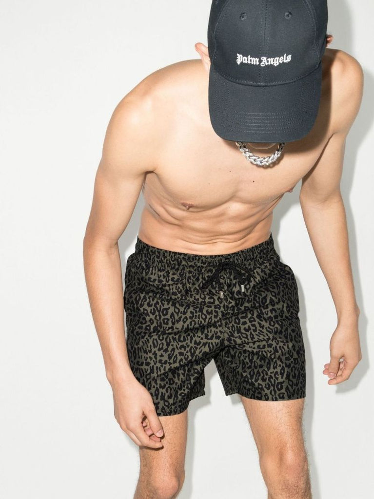 X Vilebrequin Leopard Print Swim Shorts