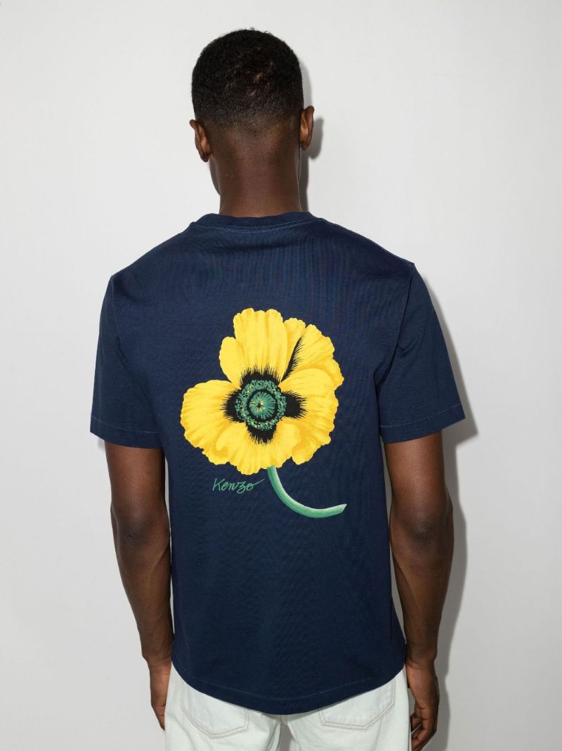 Poppy Printed Logo Cotton T-shirt