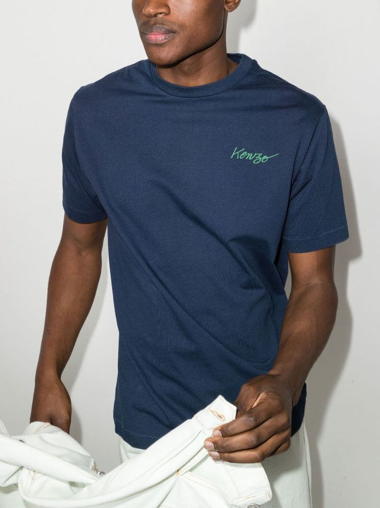 Poppy Printed Logo Cotton T-shirt