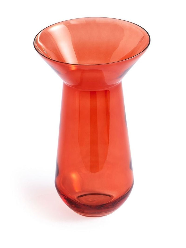 Orange Long Neck Vase
