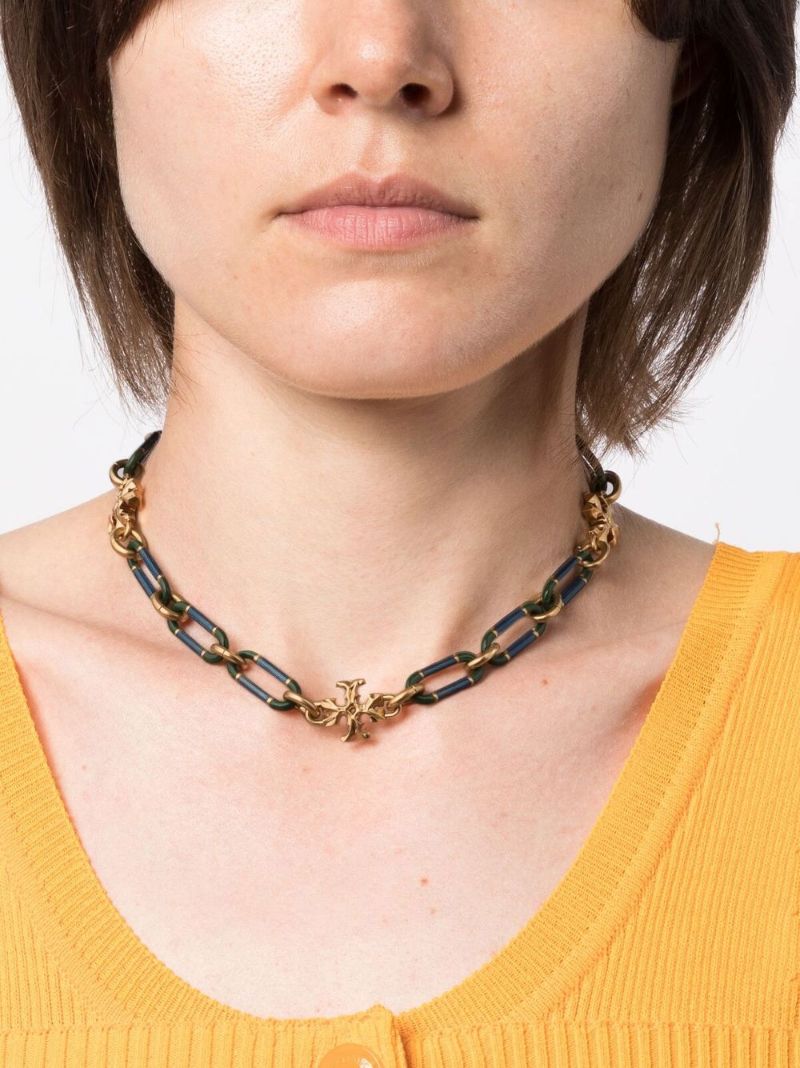 Gold-tone Roxanne Chain-link Necklace