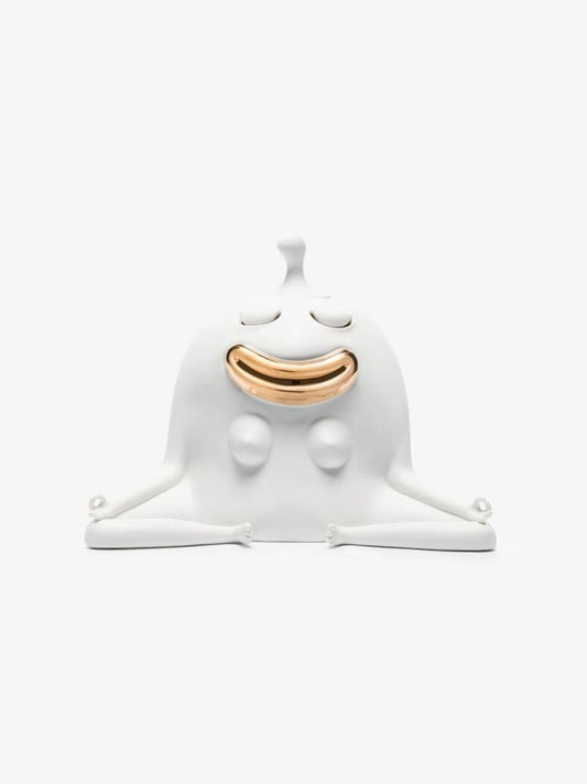 X Haas Brothers White Meditator Incense Burner