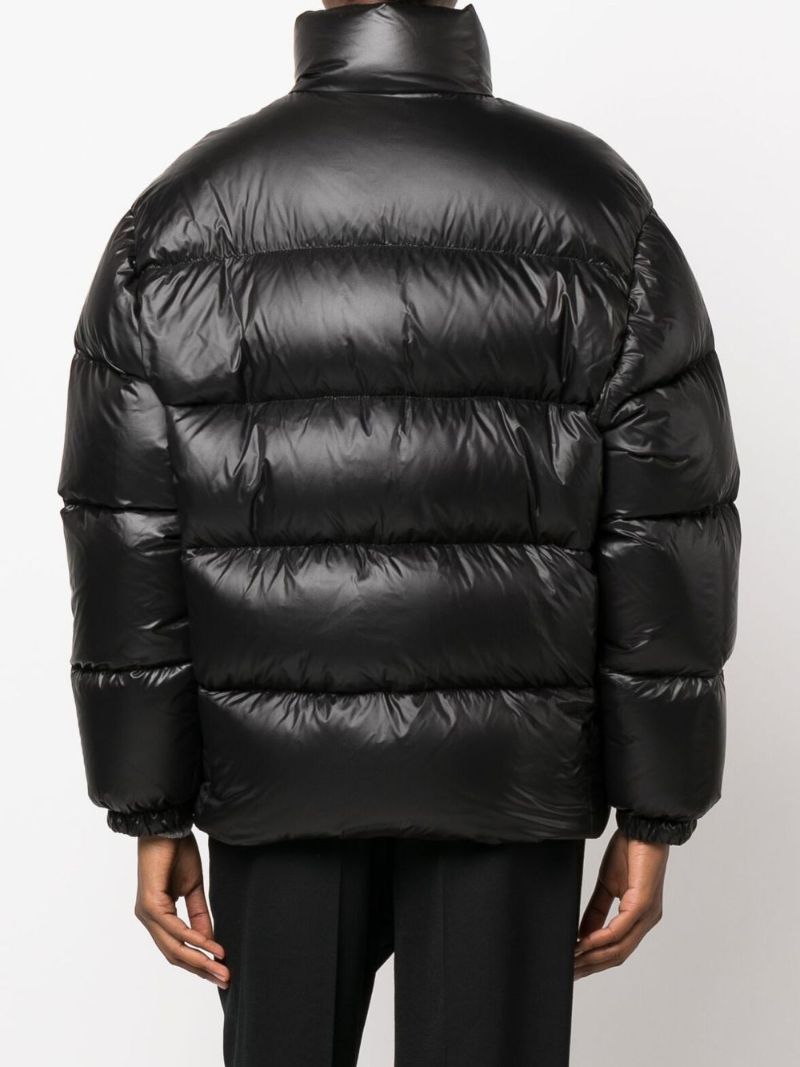Black Quilted Re-nylon Jacket