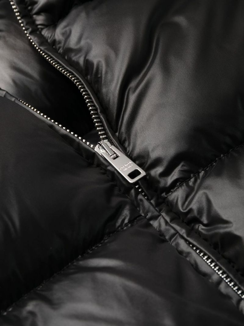 Black Quilted Re-nylon Jacket