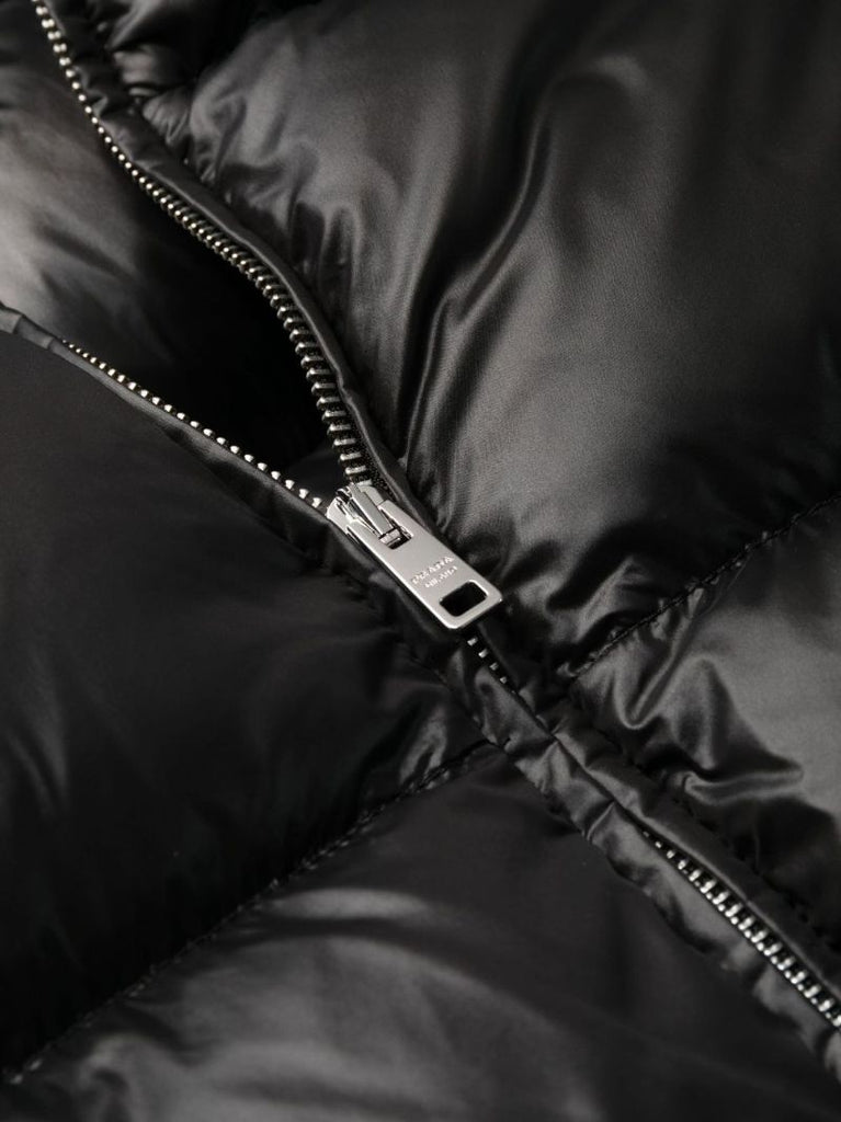 Black Quilted Re-nylon Jacket