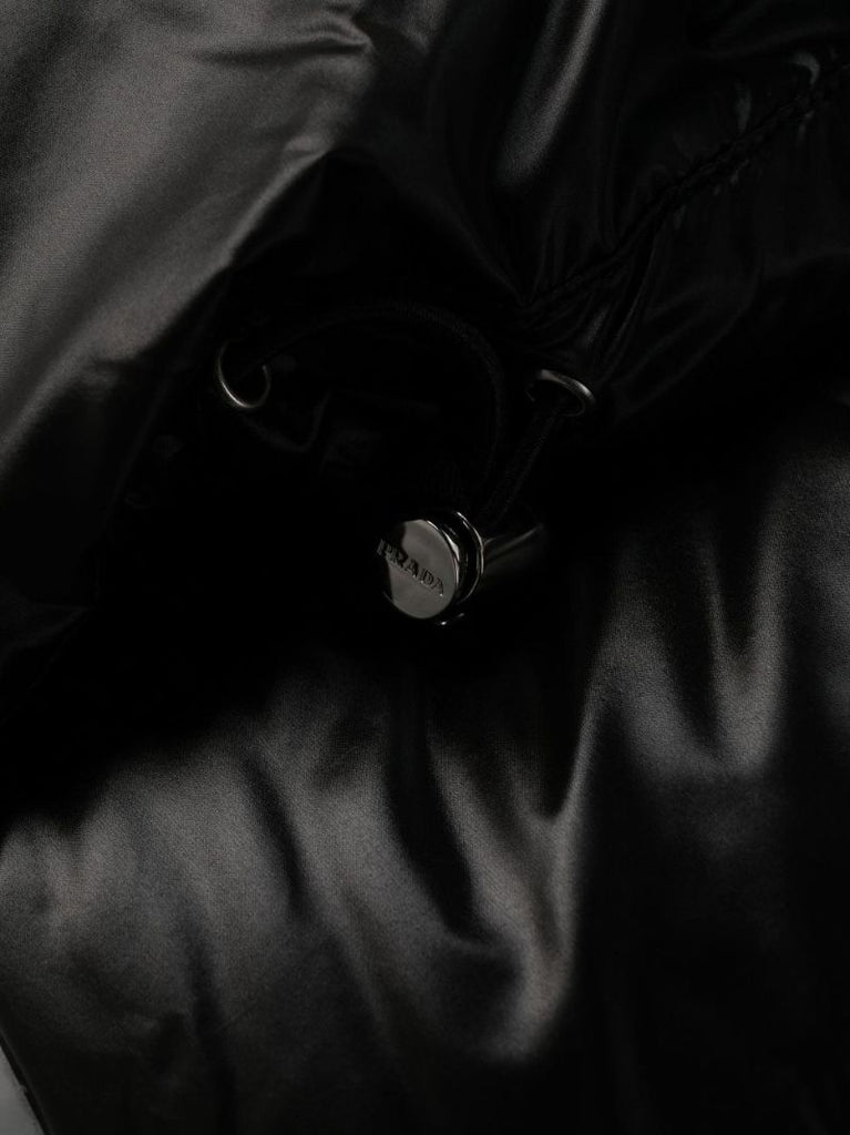 Black Quilted Re-nylon Jacket