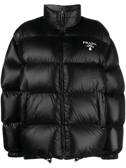Black Quilted Re-nylon Jacket