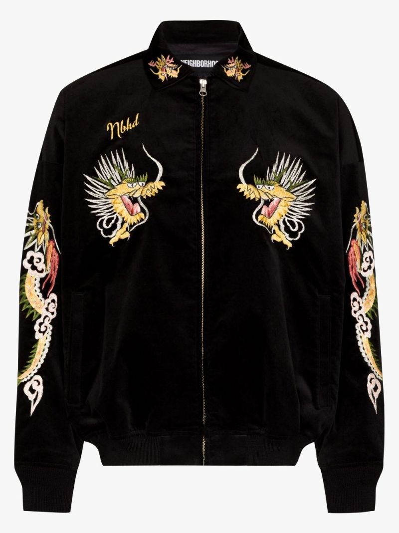 Souvenir Embroidered Bomber Jacket