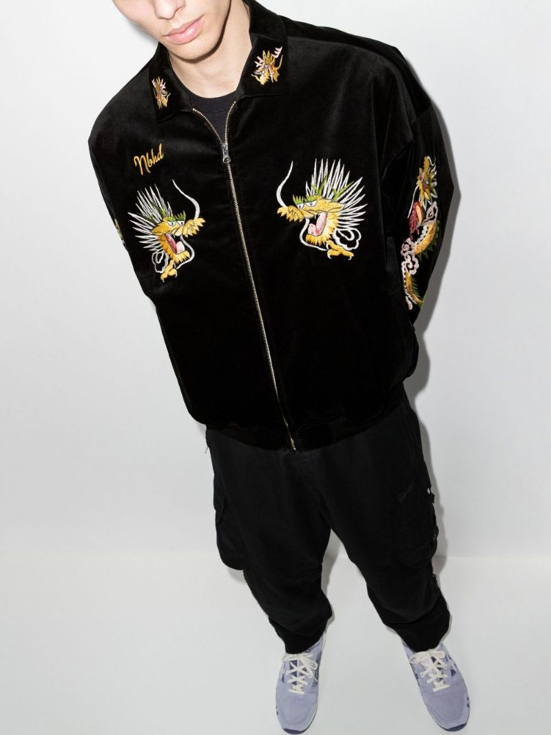 Souvenir Embroidered Bomber Jacket