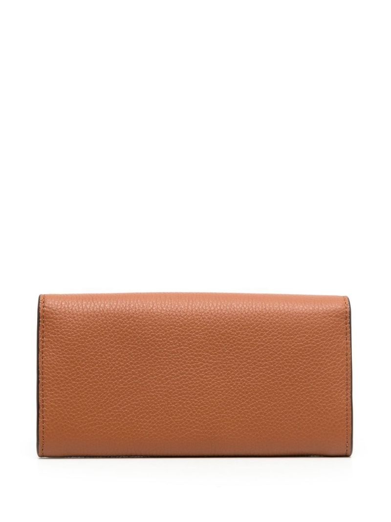 Brown Marcie Long Leather Wallet