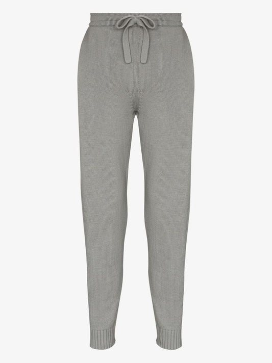 Diag Outline Knitted Track Pants