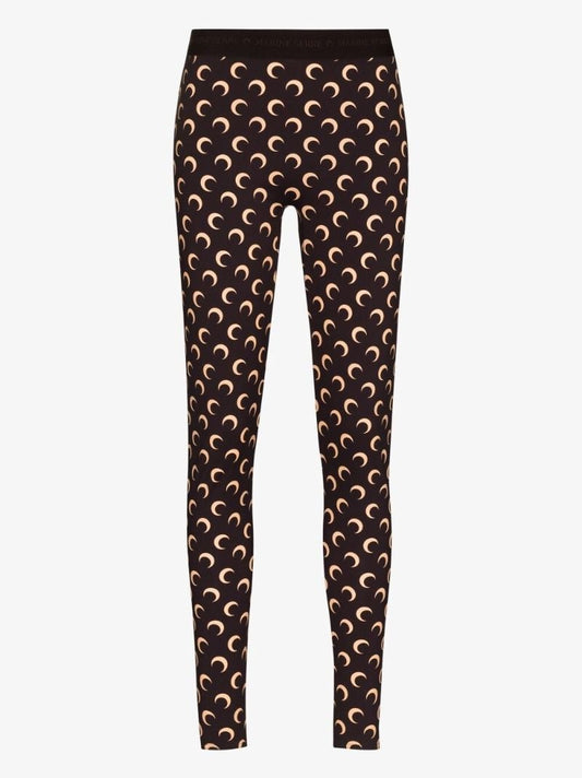 Fuseaux Crescent Moon Print Leggings