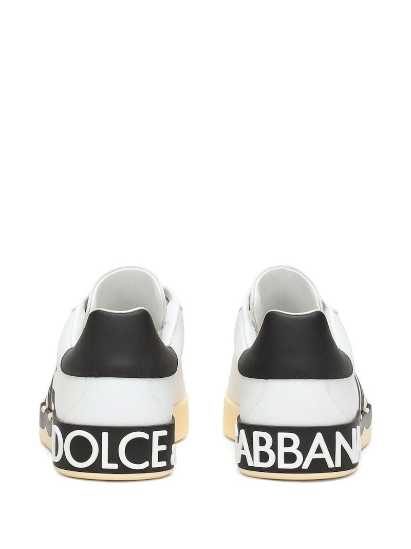 White Portofino Leather Sneakers