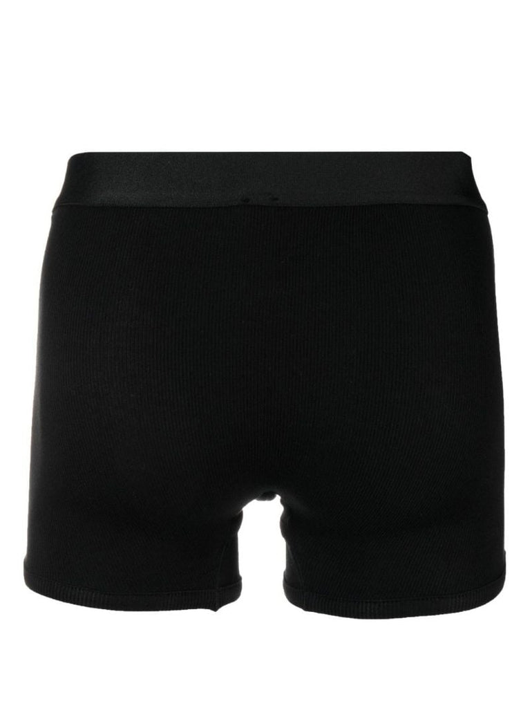 Black Logo Print Boxers