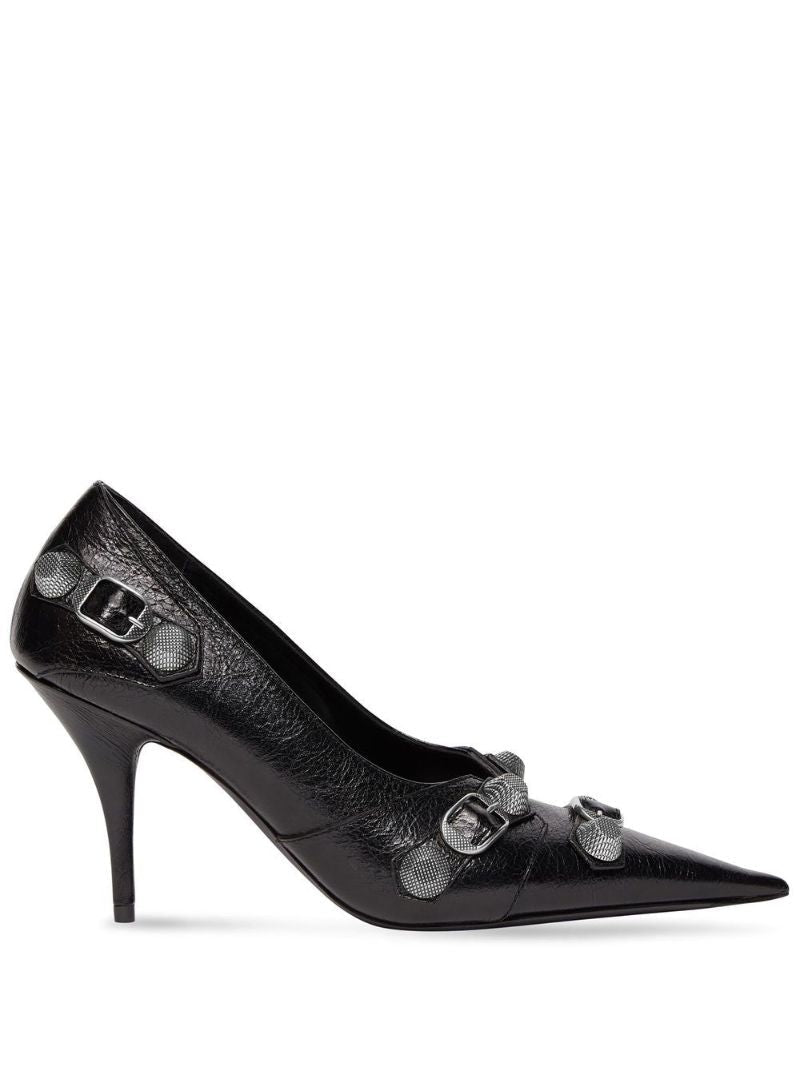 Black Le Cagole 90 Pumps
