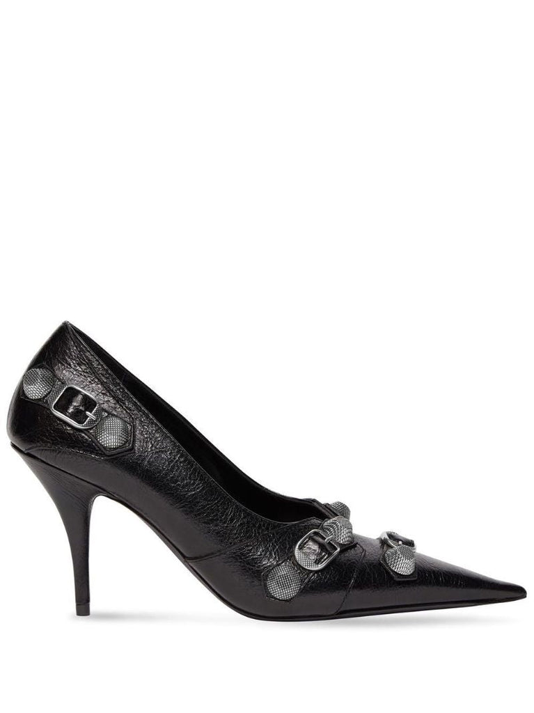 Black Le Cagole 90 Pumps