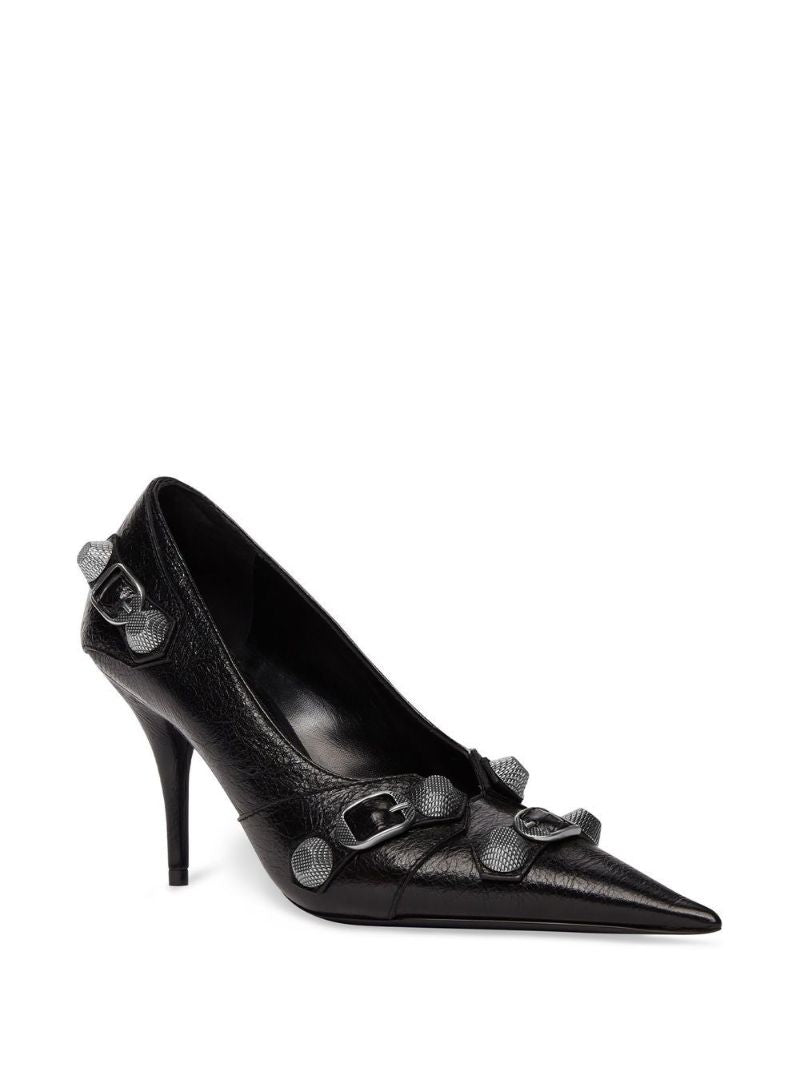 Black Le Cagole 90 Pumps
