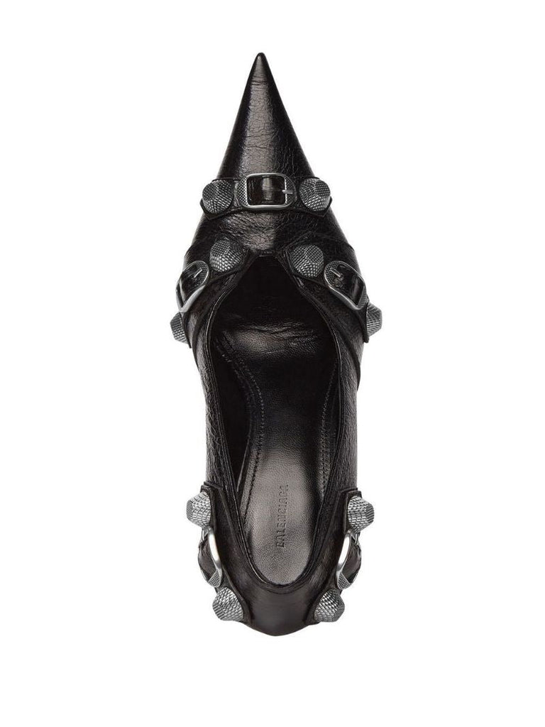 Black Le Cagole 90 Pumps