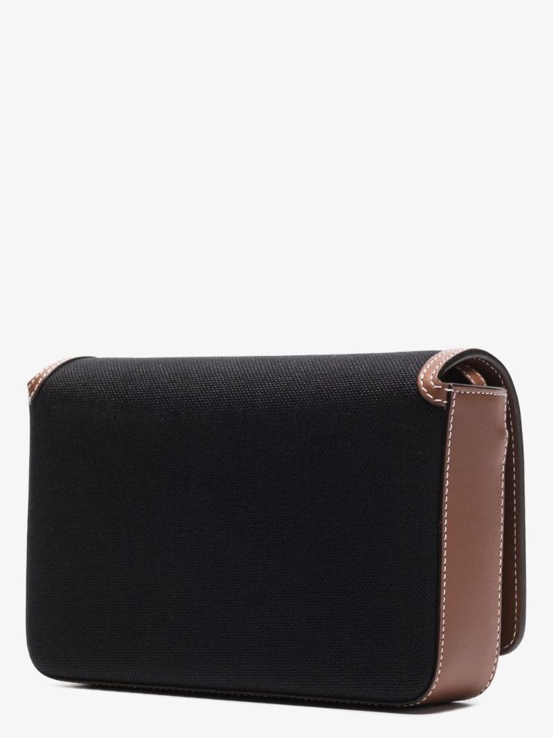 Black Logo Cross Body Bag