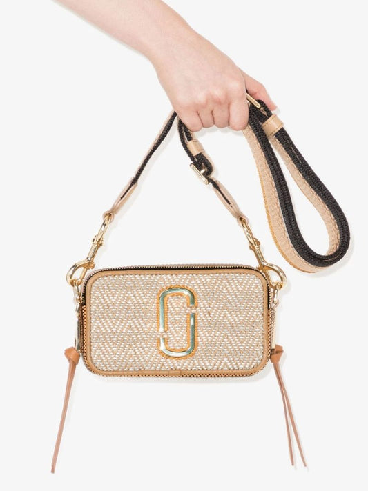 Neutral the Mixed Media Snapshot Cross Body Bag