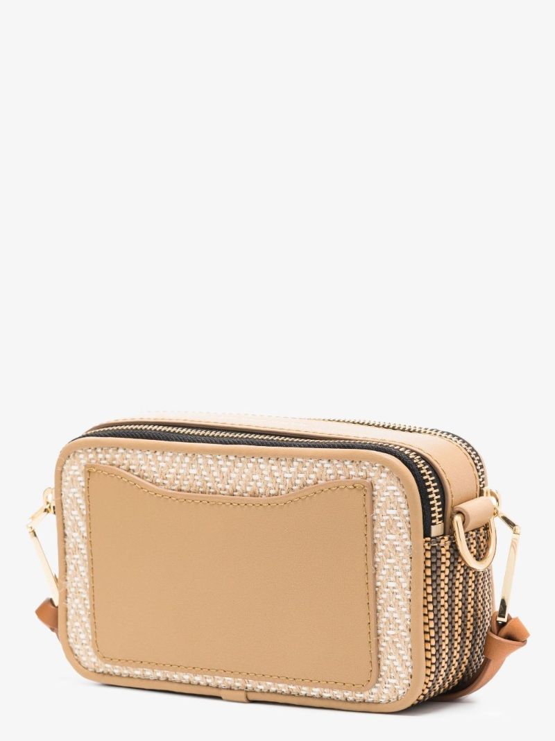 Neutral the Mixed Media Snapshot Cross Body Bag