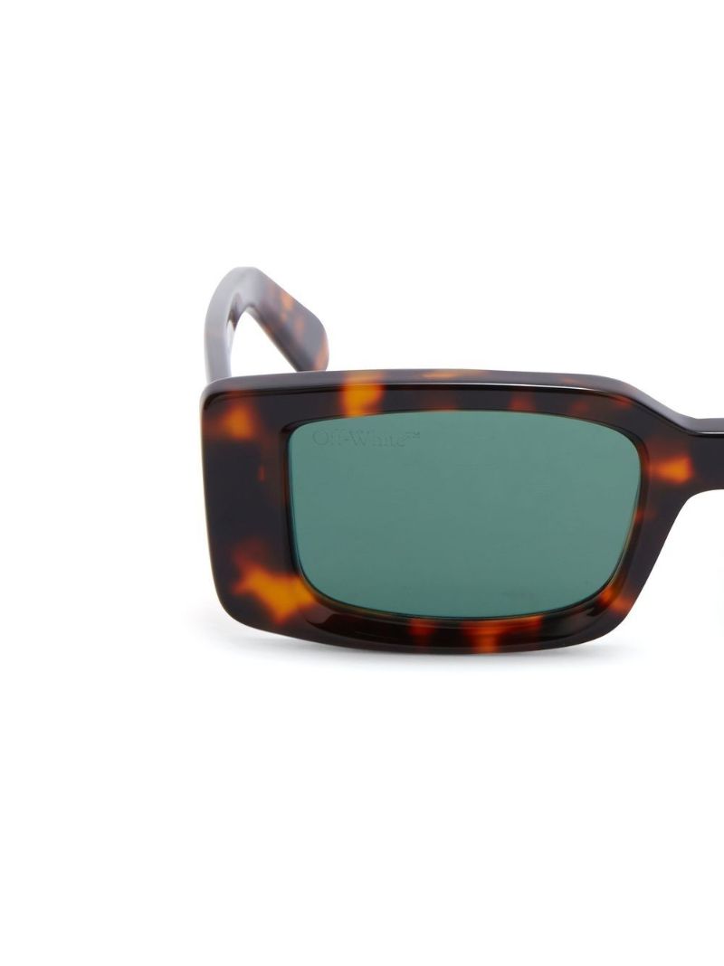 Brown Arthur Rectangle Frame Sunglasses
