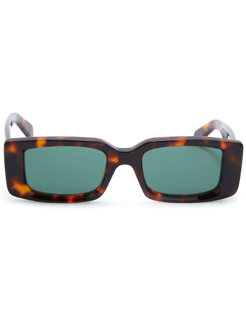 Brown Arthur Rectangle Frame Sunglasses