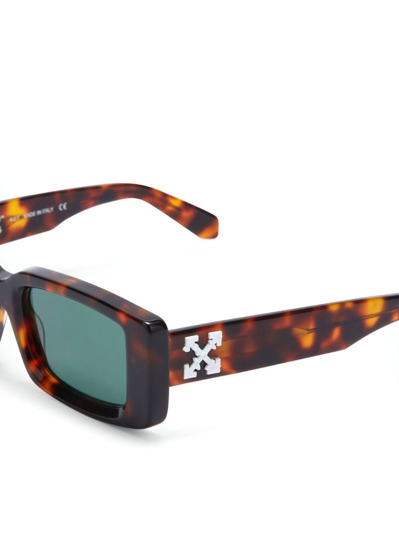 Brown Arthur Rectangle Frame Sunglasses