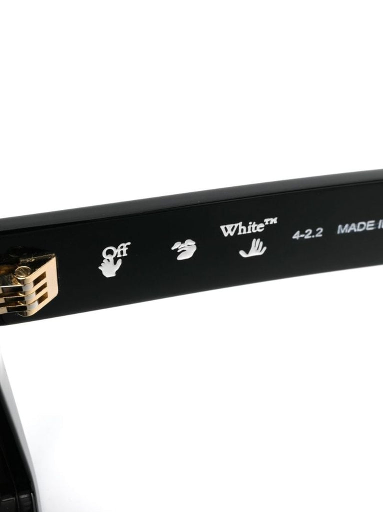 Black Nassau Rectangle Sunglasses