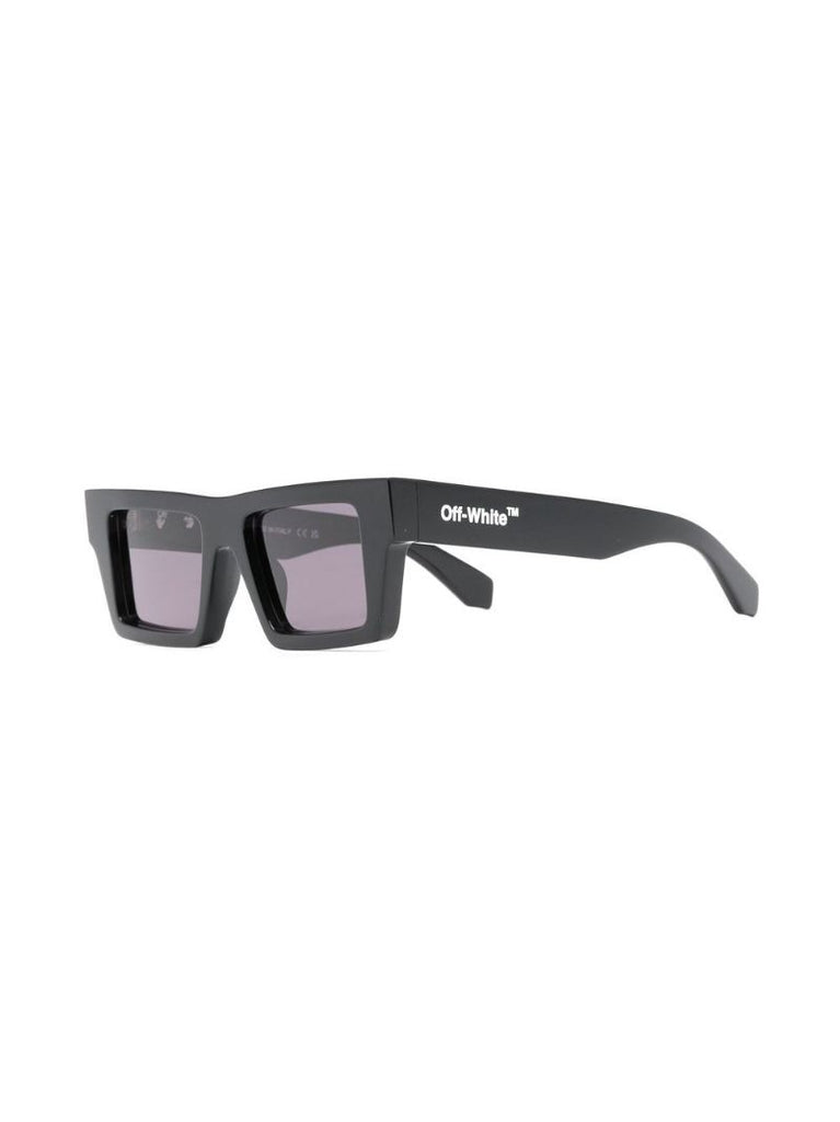 Black Nassau Rectangle Sunglasses