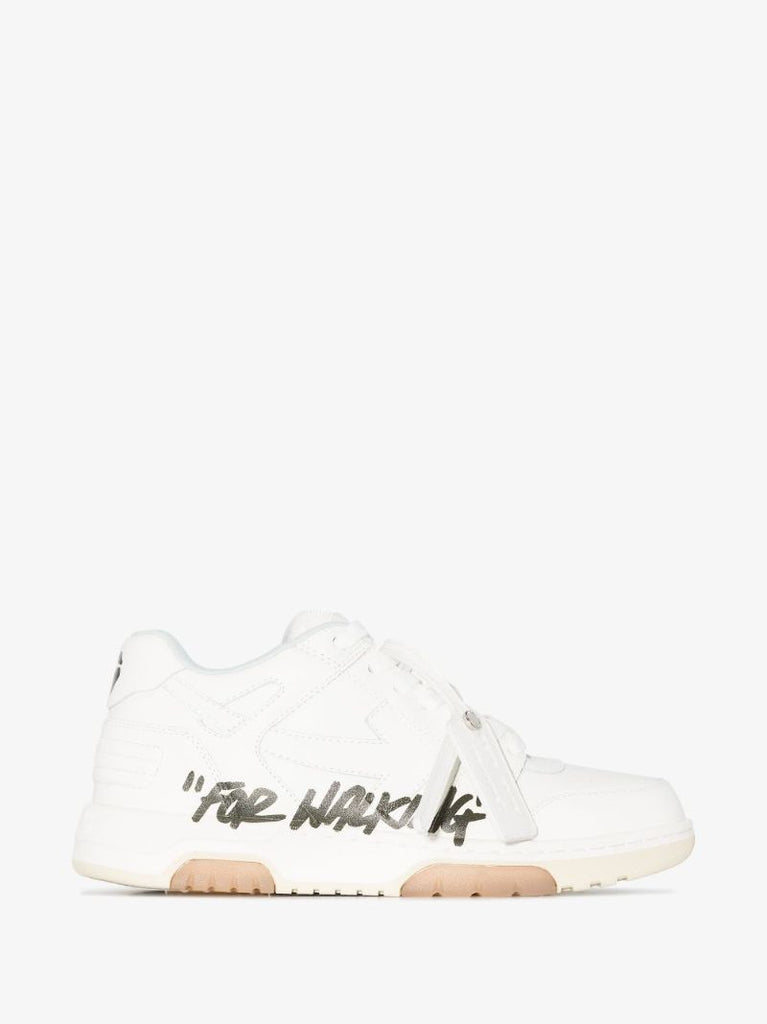 White Out of Office Leather Sneakers