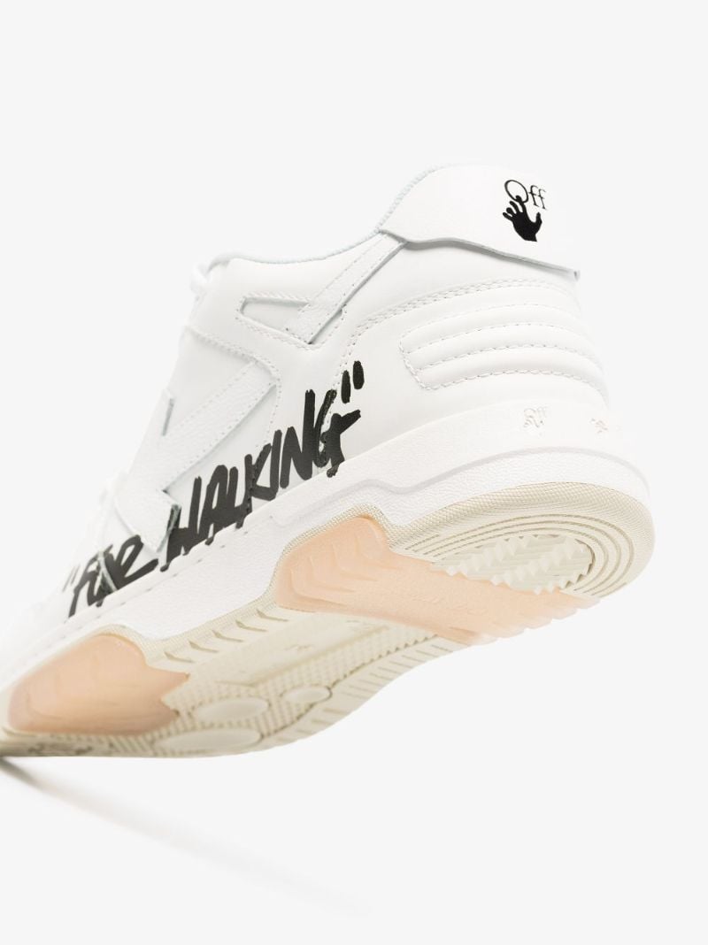 White Out of Office Leather Sneakers