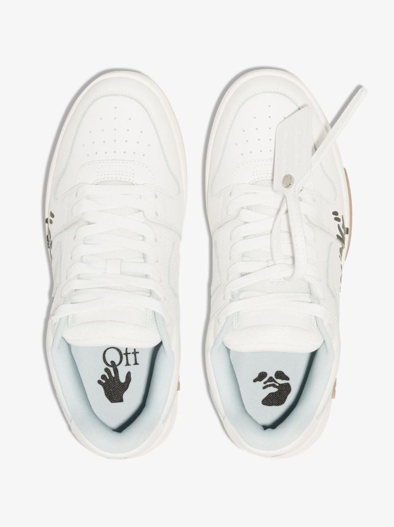 White Out of Office Leather Sneakers