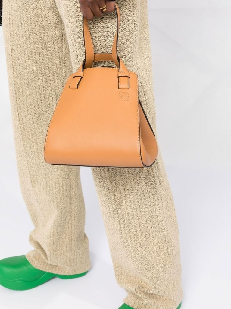 Brown Hammock Leather Tote Bag