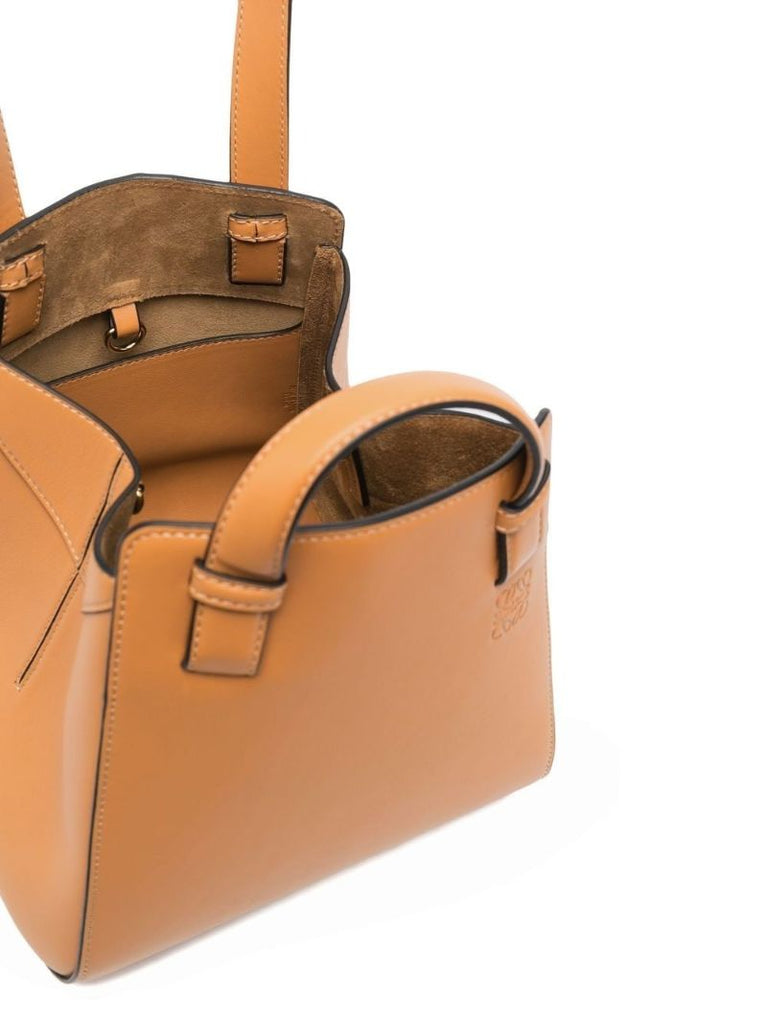 Brown Hammock Leather Tote Bag