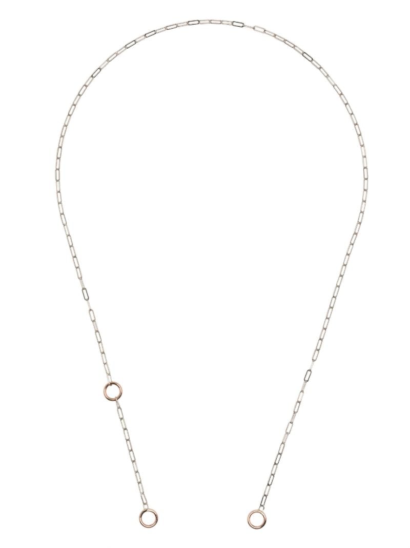 Sterling Silver Square Link Chain Necklace