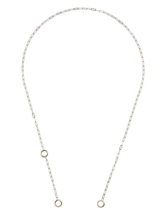 Sterling Silver Square Link Chain Necklace