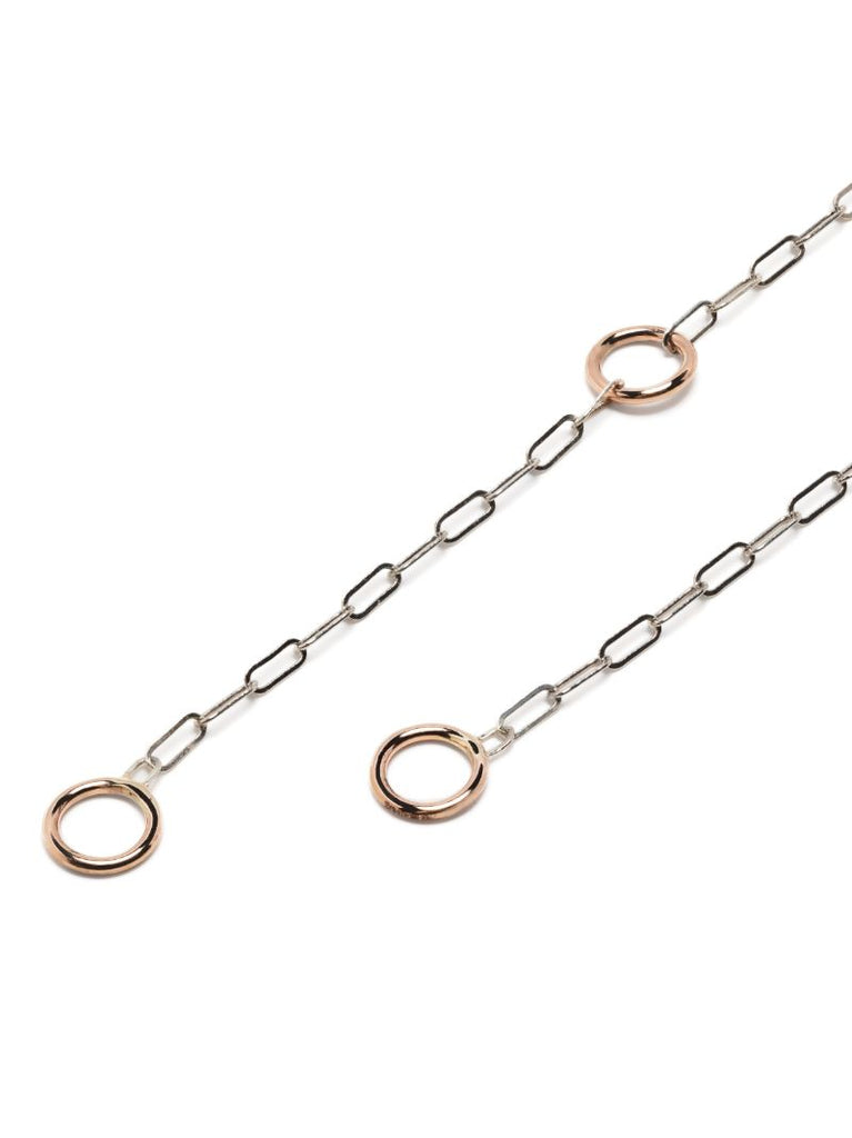 Sterling Silver Square Link Chain Necklace