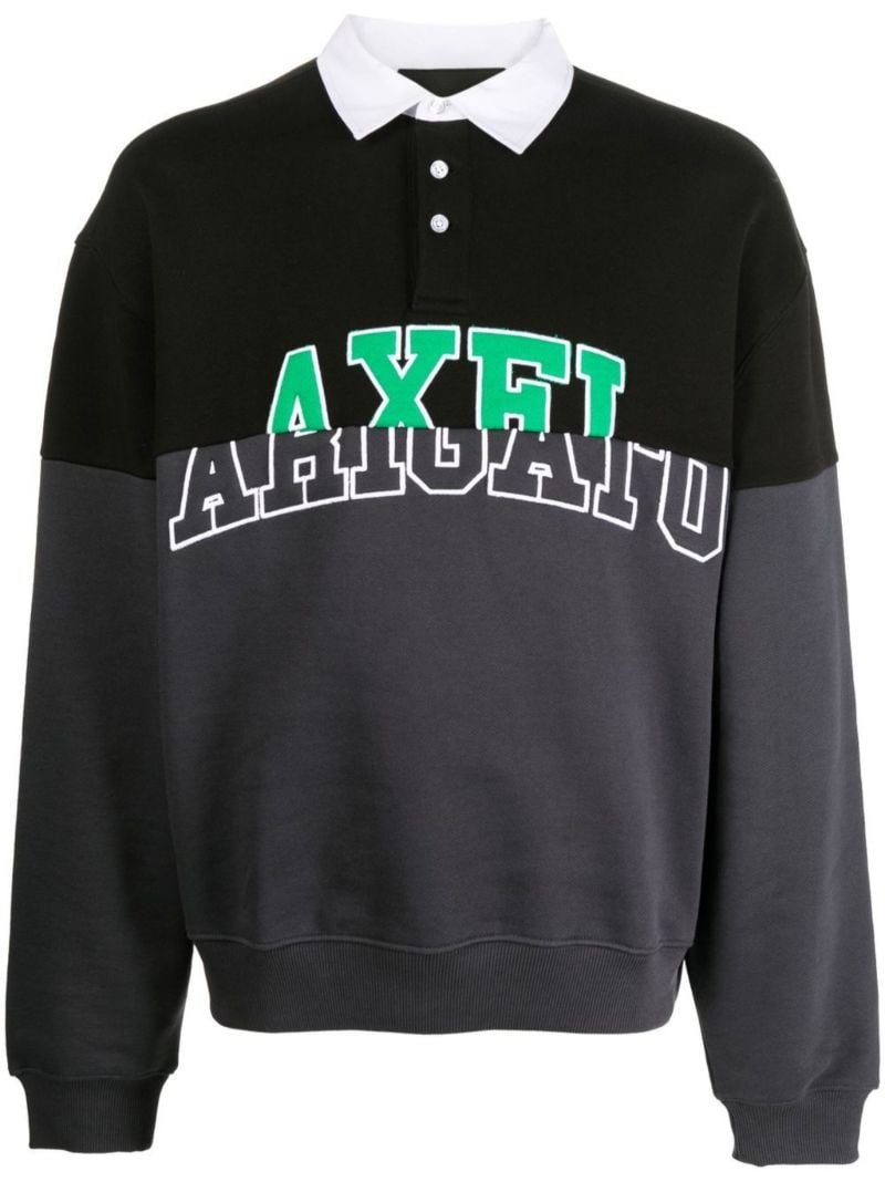 Black Unify Rugby Polo Sweatshirt