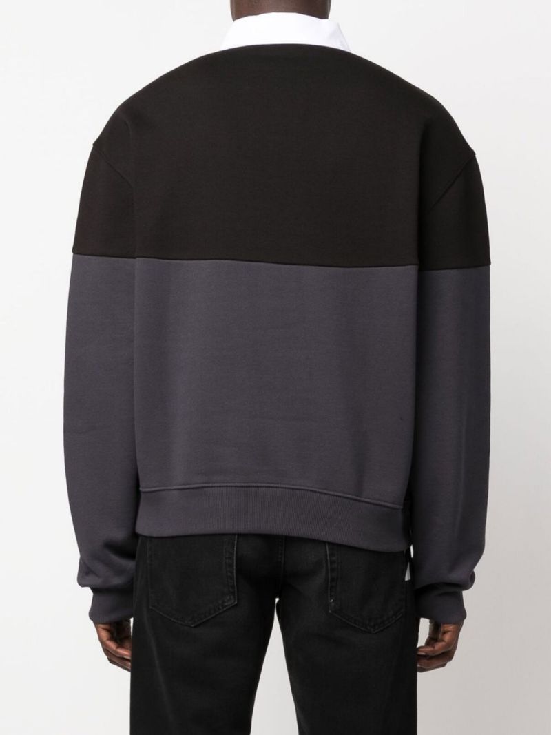Black Unify Rugby Polo Sweatshirt