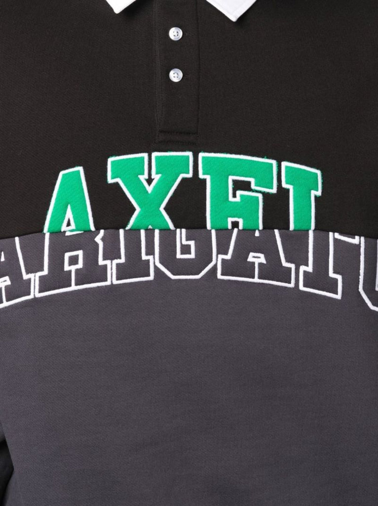 Black Unify Rugby Polo Sweatshirt